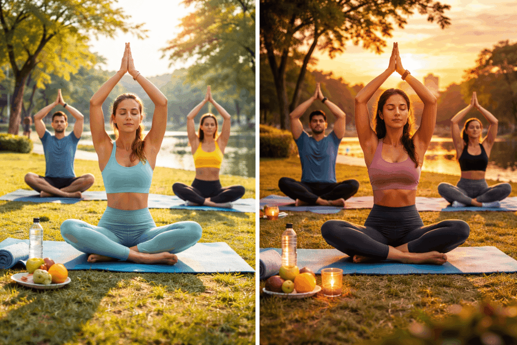 Morning Yoga vs Evening Yoga