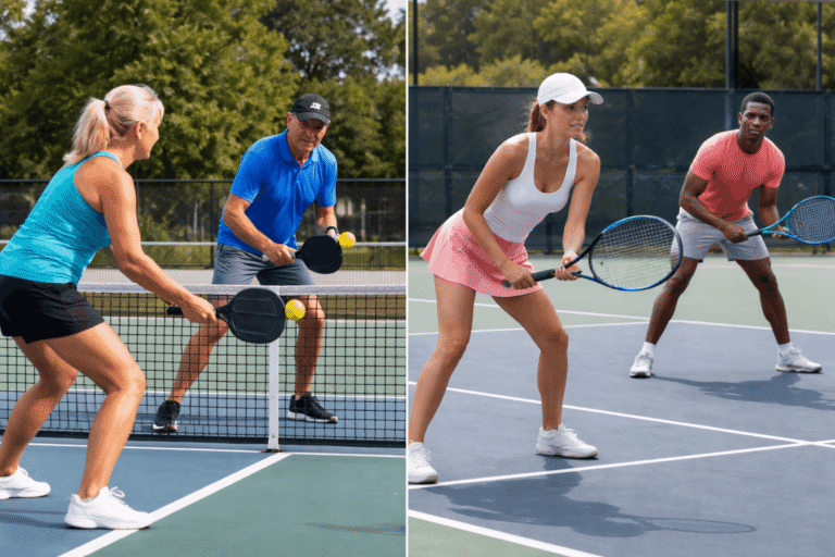 Pickleball vs Tennis