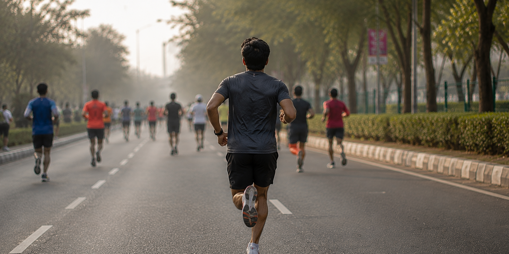 Race Day Tips for Runners: First-time runner experiencing the excitement and surprises of race day