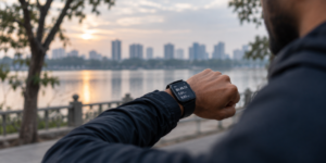 Improve running pace while tracking timing on a smartwatch