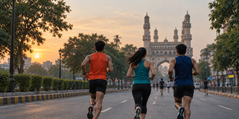 Hyderabad City SLAM categories with three runners